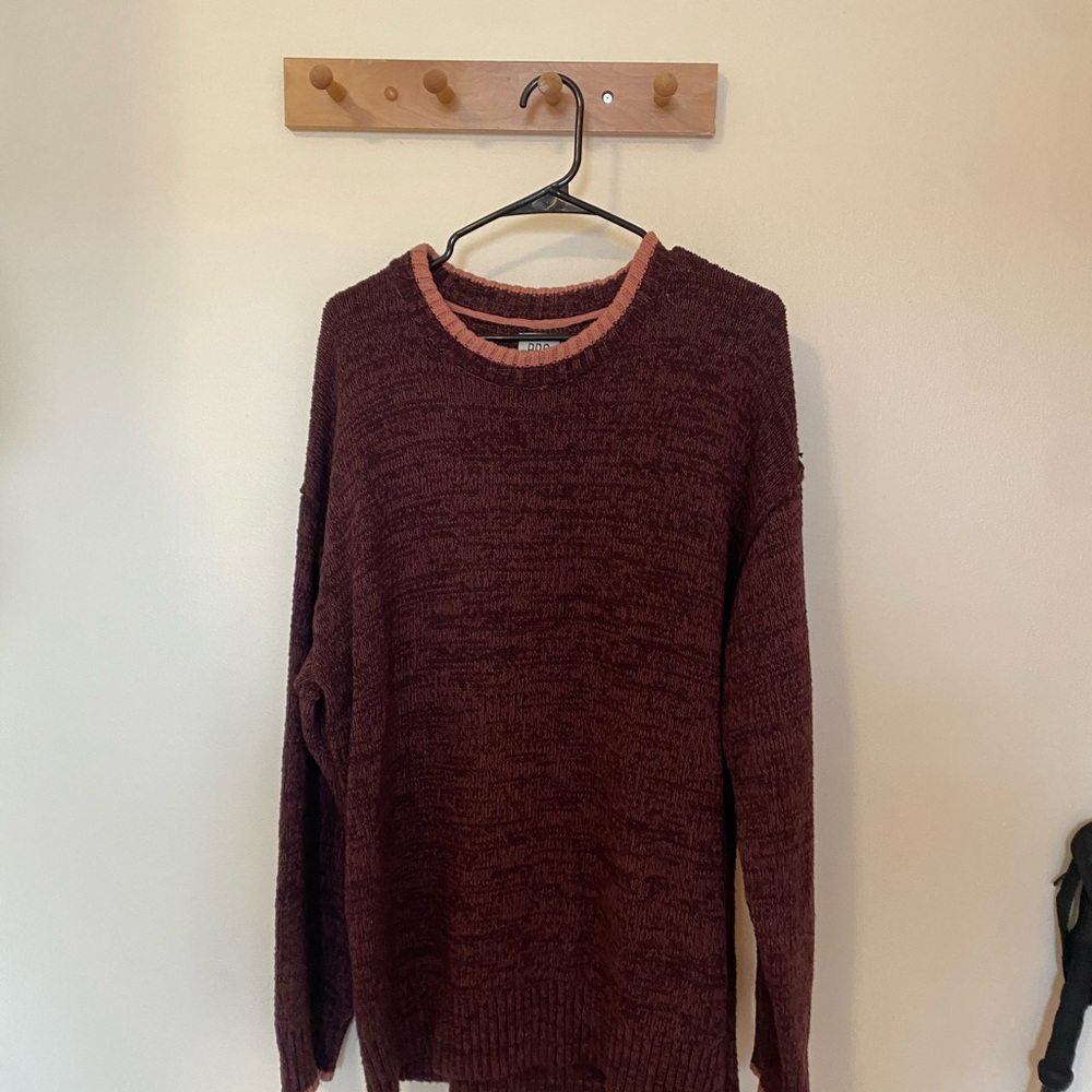 Men's Burgundy Sweater